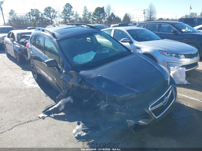 Subaru Crosstrek 2016 VIN JF2GPANCXGH308471