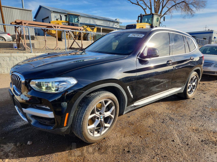 BMW X3 2020 VIN 5UXTY3C07L9B47100