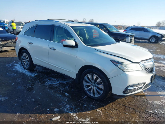 Acura Mdx 2014 VIN 5FRYD3H45EB011177