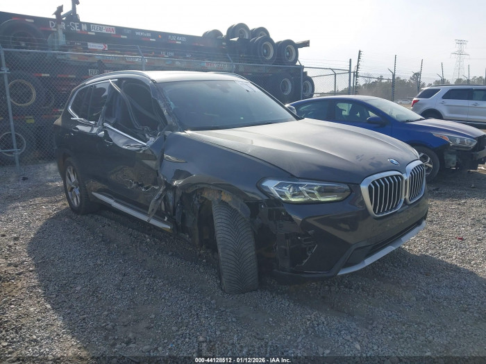 BMW X3 2022 VIN 5UX43DP09N9M62290