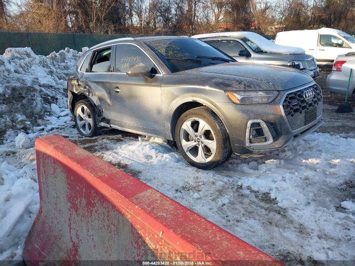 Audi Q5 2022 VIN WA1EAAFY8N2048387