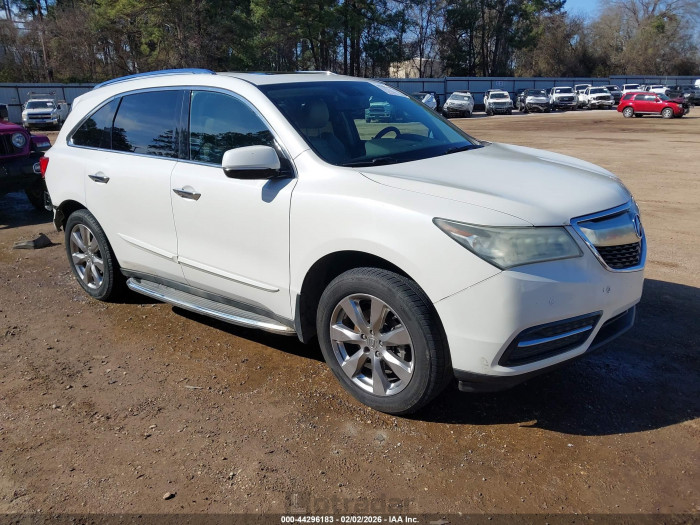 Acura Mdx 2014 VIN 5FRYD4H84EB001409