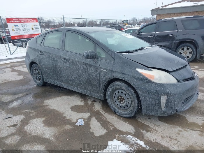 Toyota Prius 2012 VIN JTDKN3DU4C5388253