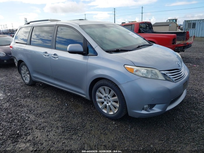 Toyota Sienna 2012 VIN 5TDYK3DC5CS231979