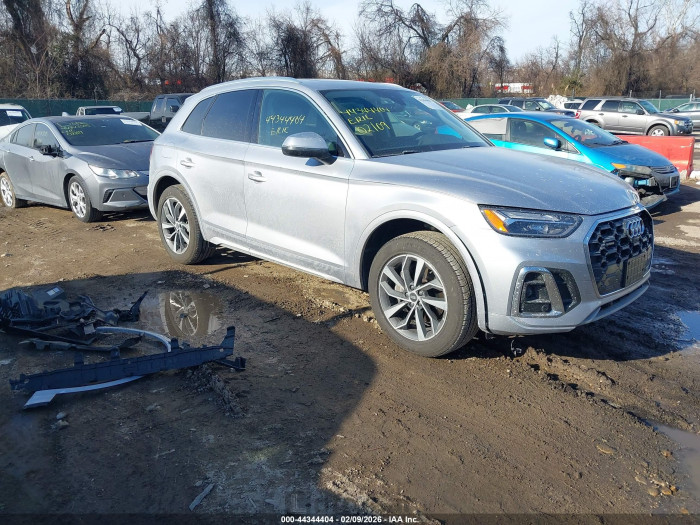 Audi Q5 2022 VIN WA1EAAFY7N2017843