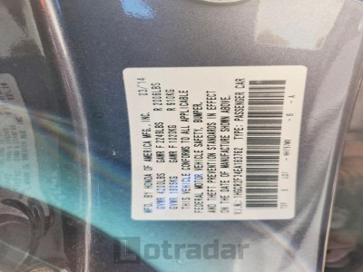 Honda Accord 2014 1HGCR2F34EA183762