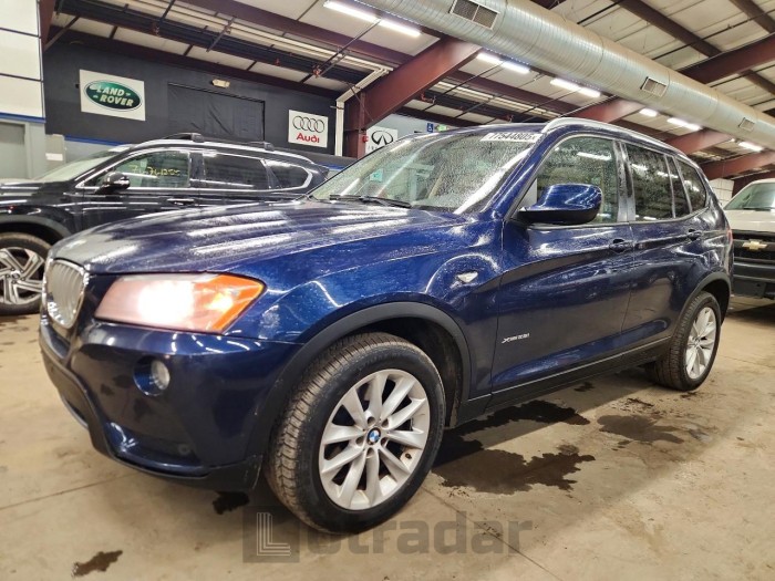 BMW X3 2013 VIN 5UXWX9C59D0A23186