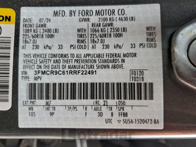 Ford Bronco 2024 3FMCR9C61RRF22491
