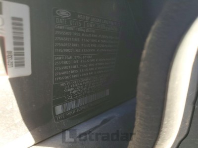 Land rover Rangerover 2015 VIN SALGS2TF4FA213310