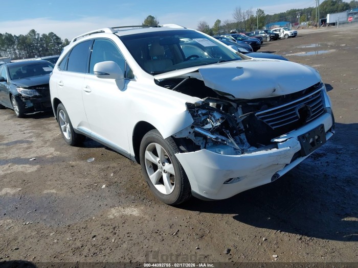 Lexus Rx 2015 VIN 2T2BK1BA2FC322082