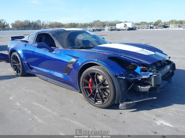 Chevrolet Corvette 2017 VIN 1G1Y12D75H5111525