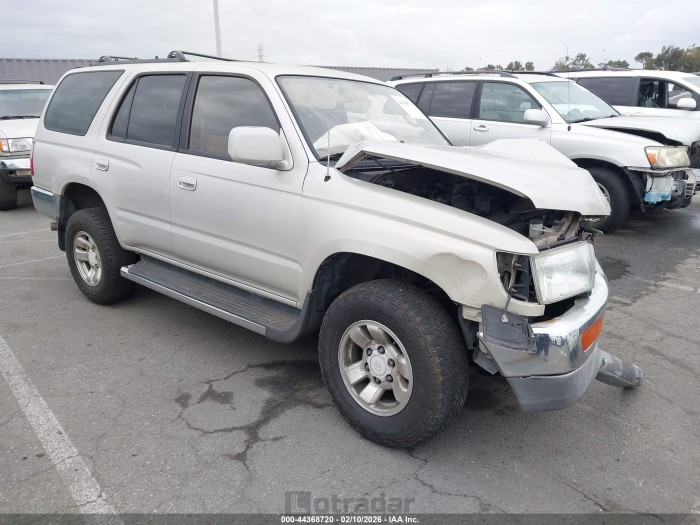 Toyota 4runner 1996 VIN JT3GN86R6T0004986