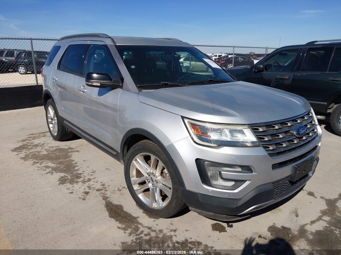 Ford Explorer 2016 VIN 1FM5K7D89GGB80391