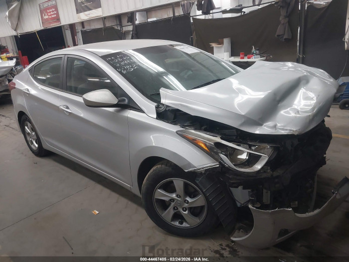 Hyundai Elantra 2016 VIN 5NPDH4AE6GH700274