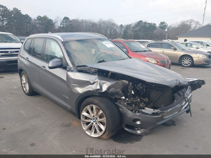 BMW X3 2016 VIN 5UXWX9C5XG0D81000