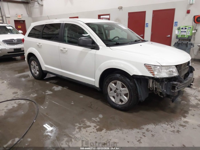 Dodge Journey 2012 VIN 3C4PDCAB2CT164443