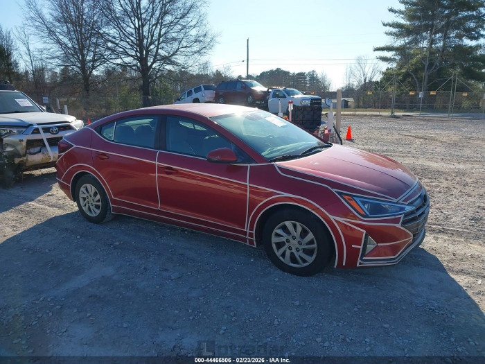 Hyundai Elantra 2019 VIN 5NPD74LF5KH400646