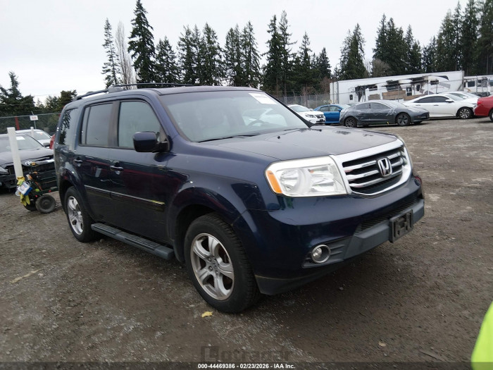 Honda Pilot 2013 VIN 5FNYF4H74DB048599