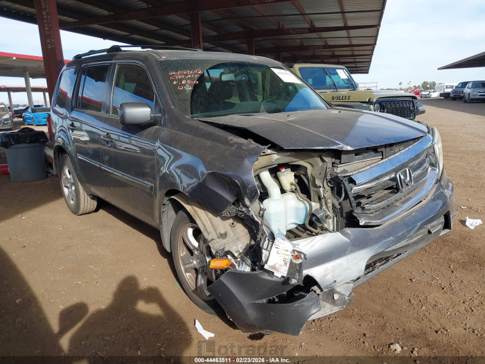 Honda Pilot 2013 VIN 5FNYF3H50DB011252