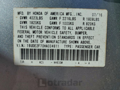 Acura Ilx 2017 19UDE2F70HA004611