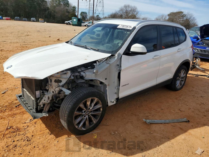 BMW X3 2017 VIN 5UXWZ7C35H0V91662