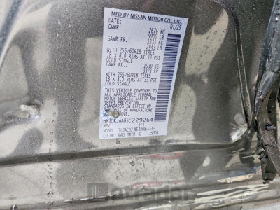 Nissan Pathfinder 2025 5N1DR3AA8SC229264