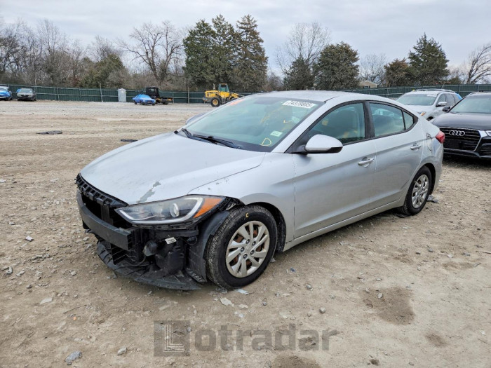 Hyundai Elantra 2017 VIN 5NPD74LF9HH195731
