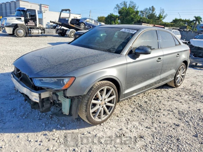 Audi A3 2016 VIN WAUA7GFF3G1008082