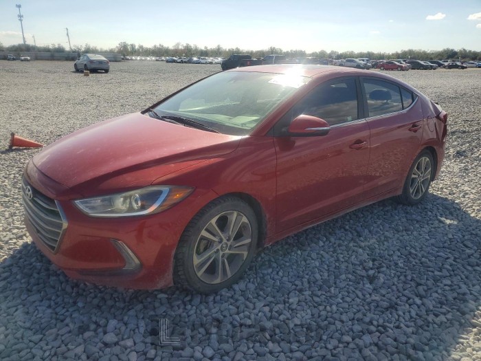 Hyundai Elantra 2018 VIN KMHD84LF2JU443015