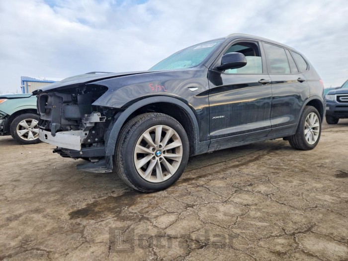 BMW X3 2017 VIN 5UXWX9C53H0T09361