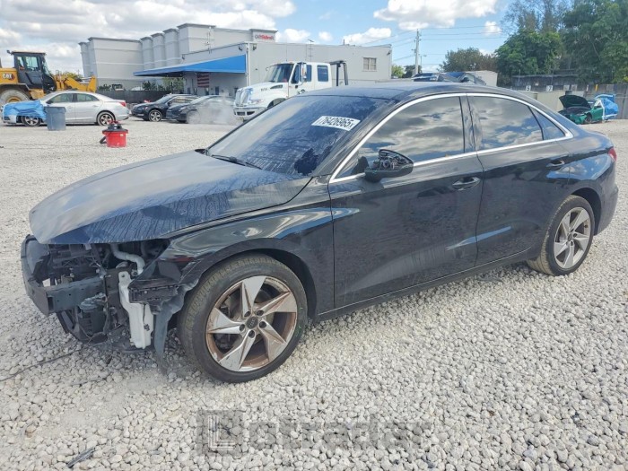 Audi A3 2023 VIN WAUAUDGYXPA118098