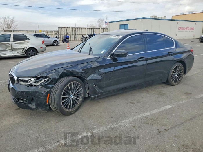 BMW 5 series 2022 VIN WBA53BH05NWX52503