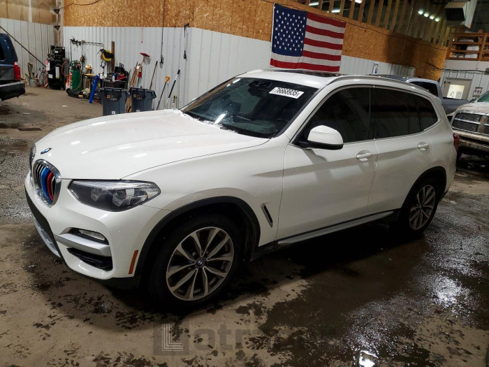 BMW X3 2019 VIN 5UXTR9C50KLP90432