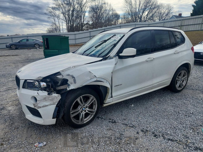 BMW X3 2012 VIN 5UXWX7C51CL975839