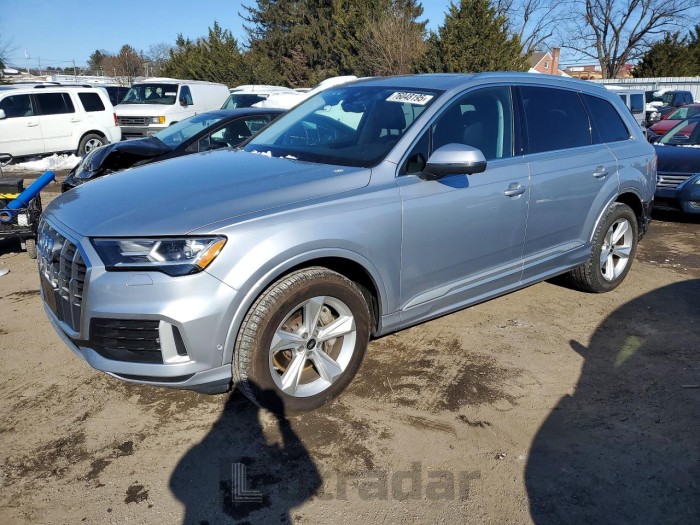 Audi Q7 2022 VIN WA1AJBF75ND011622