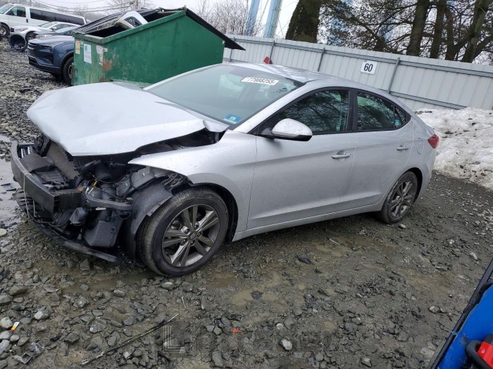 Hyundai Elantra 2018 VIN 5NPD84LF5JH390096