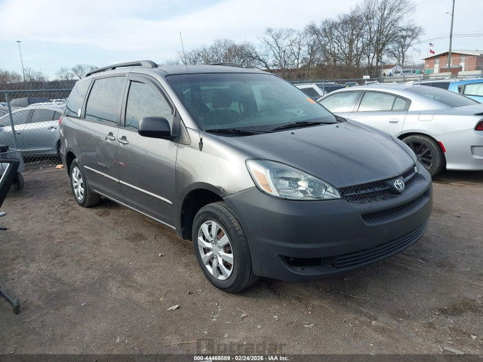 Toyota Sienna 2005 VIN 5TDZA23C25S386169
