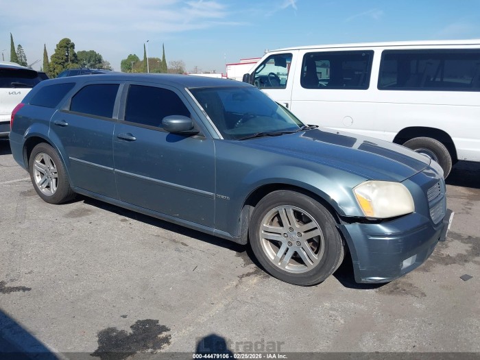 Dodge Magnum 2006 VIN 2D4GV57246H148535