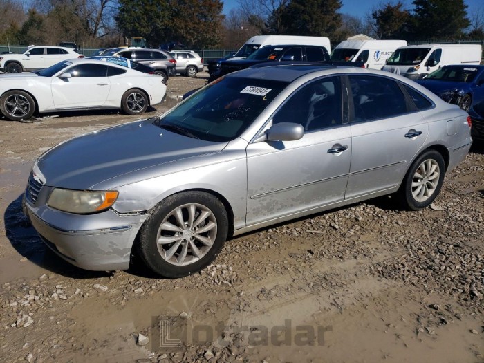 Hyundai Azera 2006 VIN KMHFC46F26A036193