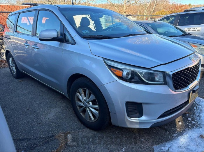 Kia SEDONA 2016 VIN KNDMA5C10G6104799