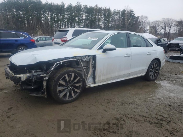Audi A4 2022 VIN WAUBBAF43NA023743