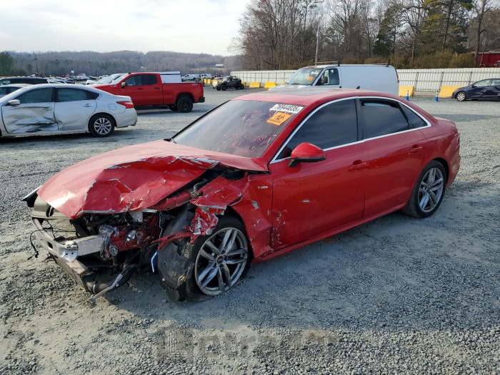 Audi A4 2022 VIN WAUEAAF48NN014366