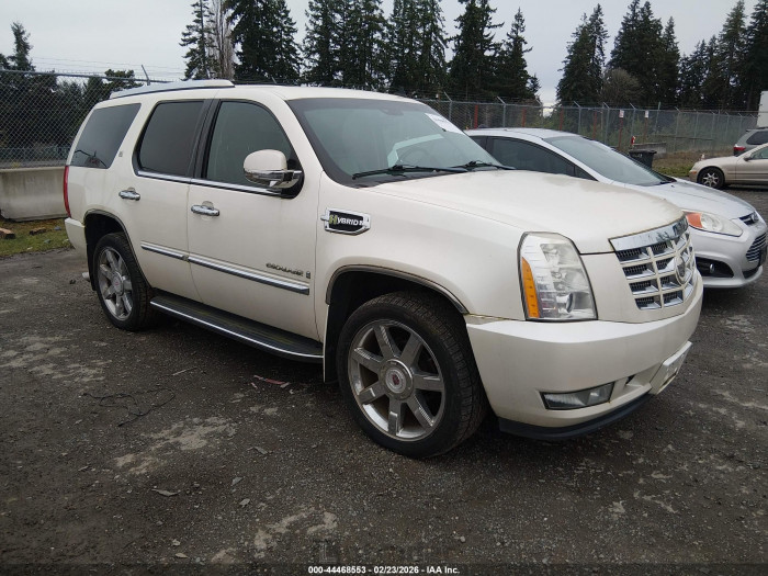Cadillac Escalade 2009 VIN 1GYFK43519R189358