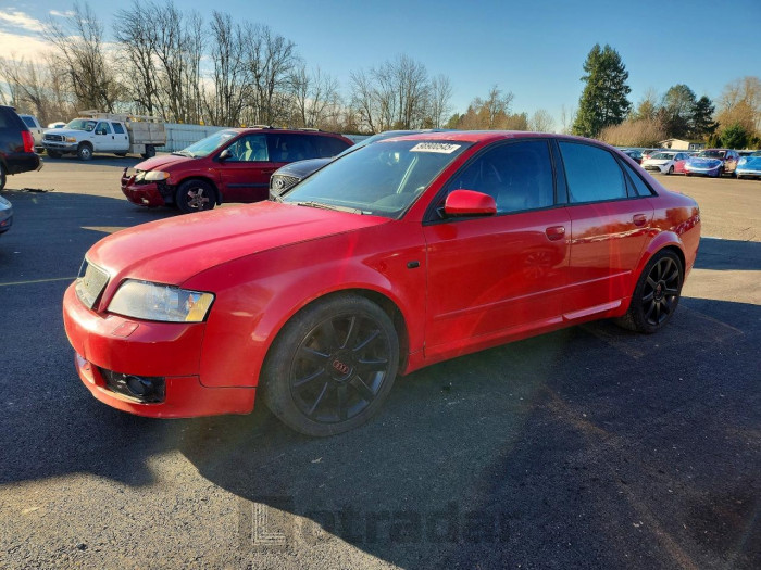 Audi A4 2004 VIN WAULC68E54A144325