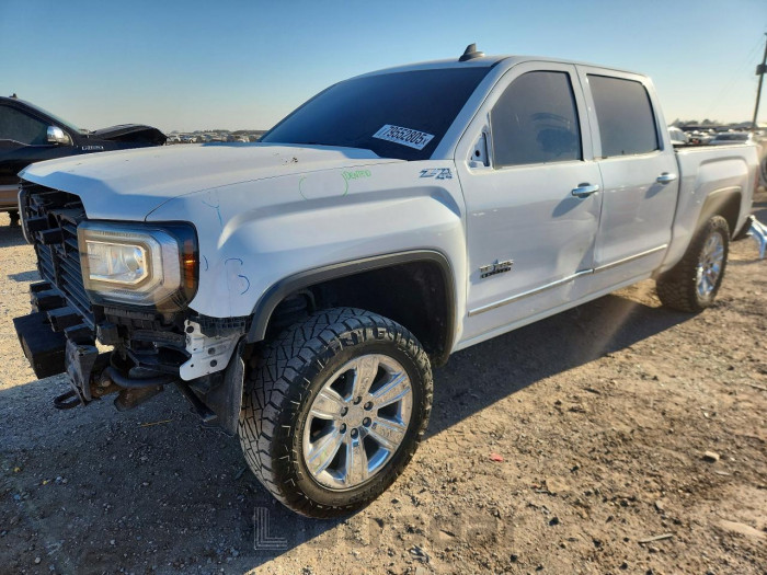 Gmc SIERRA 2018 VIN 3GTU2NEC9JG576226
