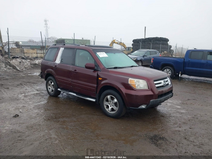 Honda Pilot 2007 VIN 2HKYF18587H533170