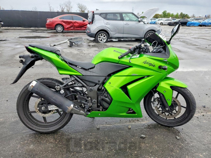 Kawasaki Ninja 2012 VIN JKAEXMJ13CDAB0012