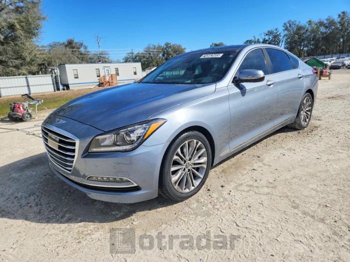 Genesis G80 2017 VIN KMHGN4JE6HU204836