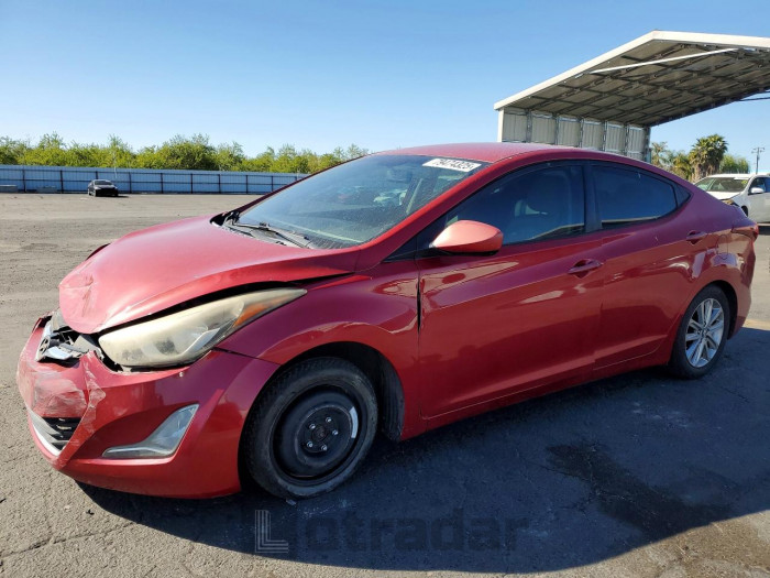 Hyundai Elantra 2014 VIN KMHDH4AE7EU053012