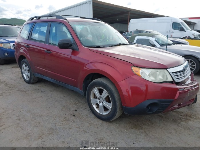 Subaru Forester 2011 VIN JF2SHABC8BH721171